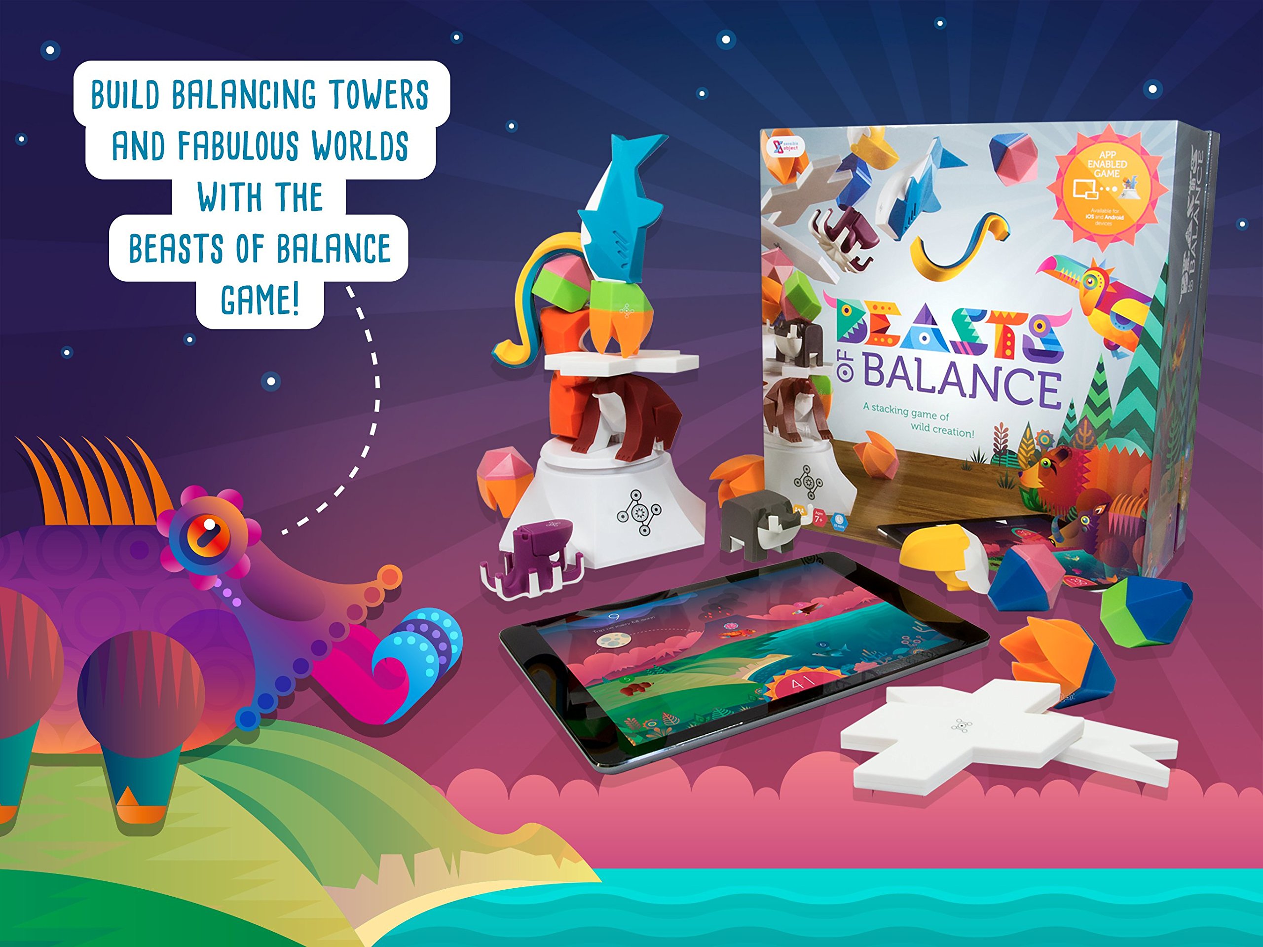 【家族で遊ぼう】BEASTS　OF　BALANCE　ボードゲーム Sensible Object Beasts of Balance-A Digital Tabletop Hybrid Family